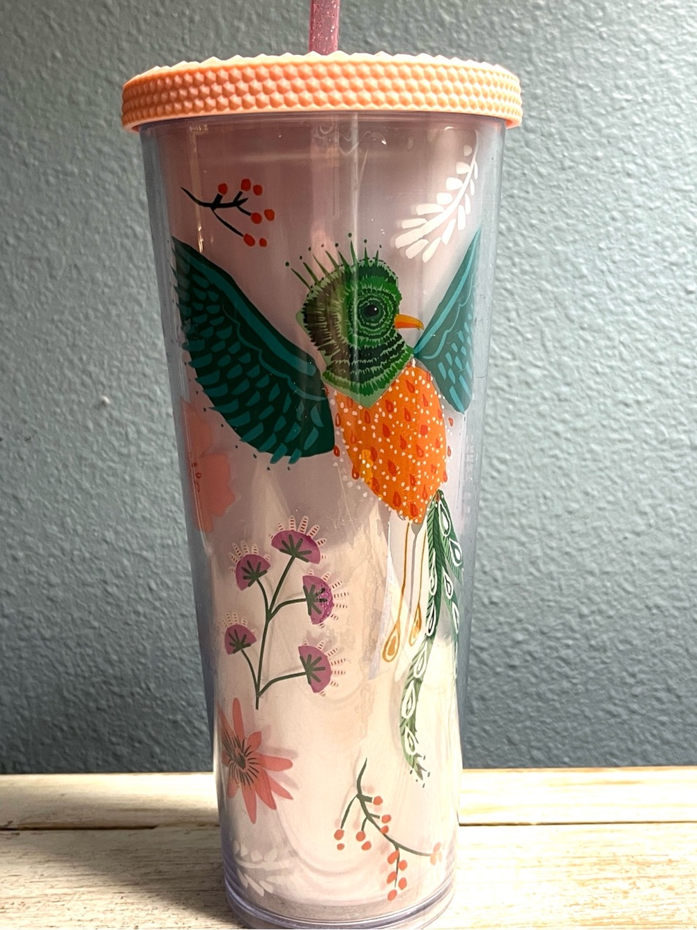 2017 Starbucks Tumbler Quetzal Bird 24 oz